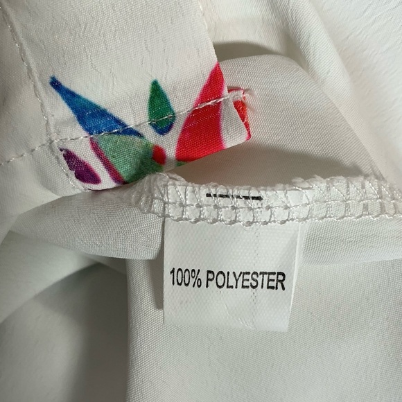 Colorful Pineapple Print Button-Up Shirt - Picture 4 of 4